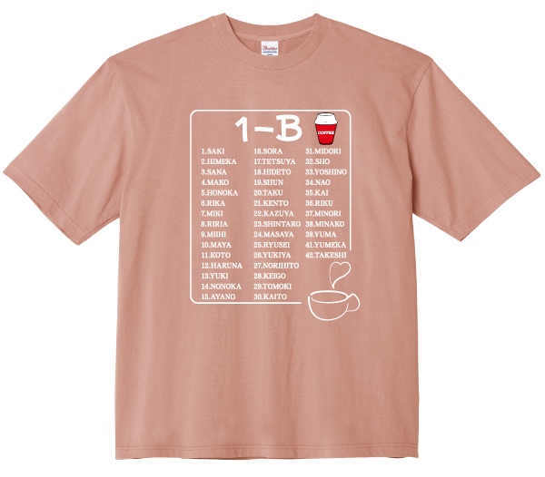 ビッグシルエットスマイルTシャツ