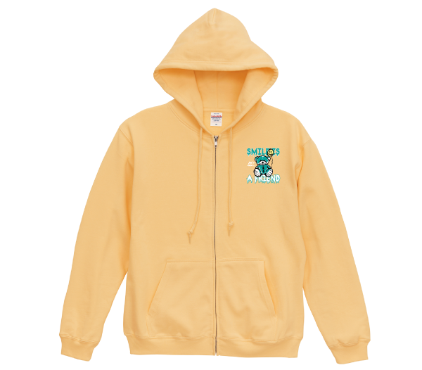 ミディアムジップパーカー