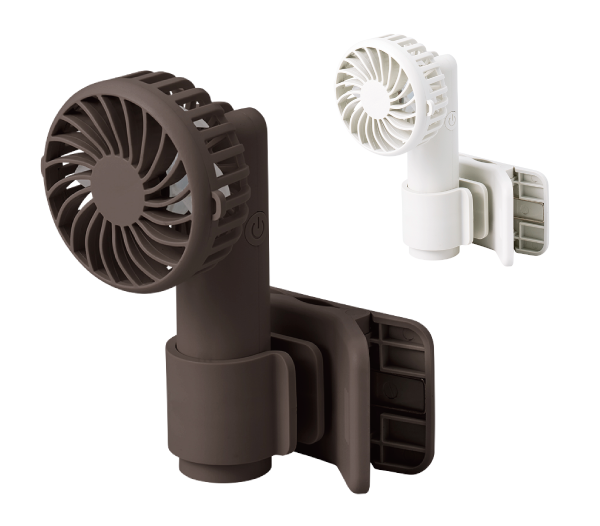 クリップ付ハンディファン