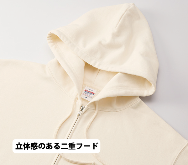 ミディアムジップパーカー