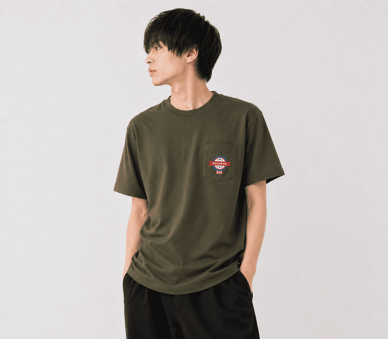 スマイルポケットTシャツ
