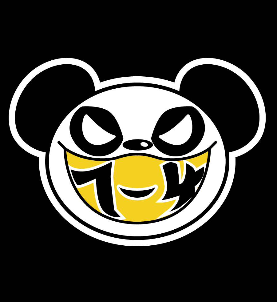 C左胸のプリントデザイン